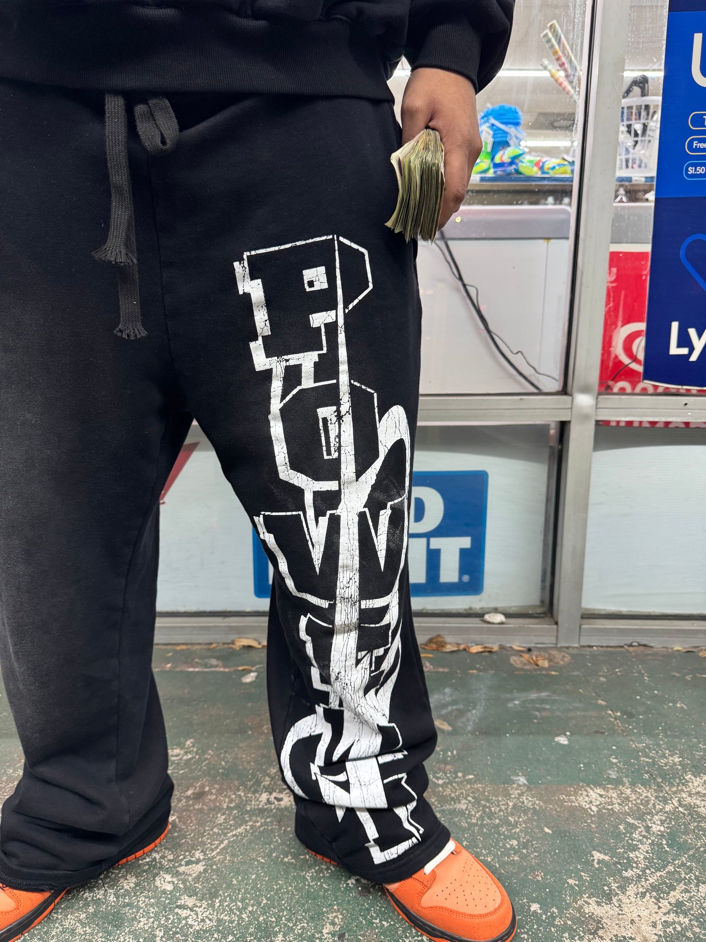 Black Powerup Sweatsuit