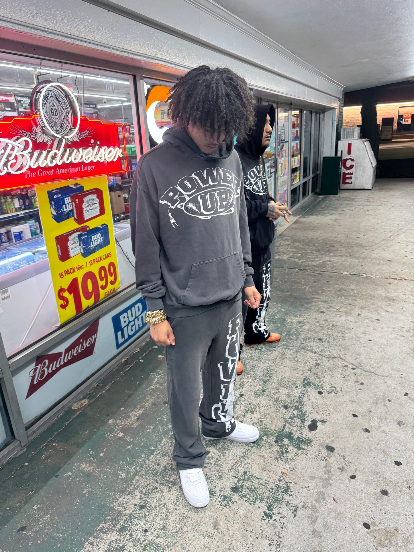 Grey Powerup Sweatsuit